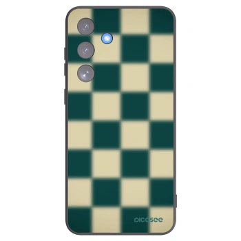 Picasee Μαύρη θήκη σιλικόνης για Samsung Galaxy S25 FE 5G - Shadow Chess