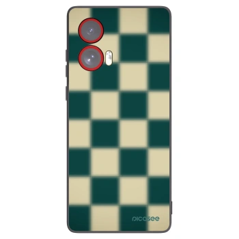 Picasee Μαύρη θήκη σιλικόνης για Motorola Edge 50 Fusion - Shadow Chess