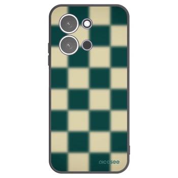 Picasee Μαύρη θήκη σιλικόνης για Xiaomi Redmi 15C 5G - Shadow Chess