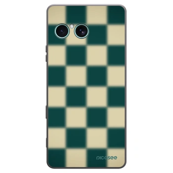 Picasee Μαύρη θήκη σιλικόνης για Sony Xperia 10 VII - Shadow Chess
