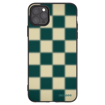 Picasee Μαύρη θήκη σιλικόνης για Apple iPhone 11 Pro Max - Shadow Chess