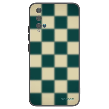Picasee Μαύρη θήκη σιλικόνης για Huawei Nova 5T - Shadow Chess
