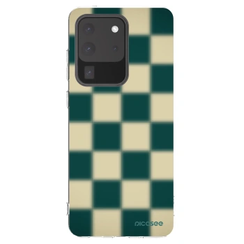 Picasee διαφανής θήκη σιλικόνης Samsung Galaxy S20 Ultra 5G G988F - Shadow Chess