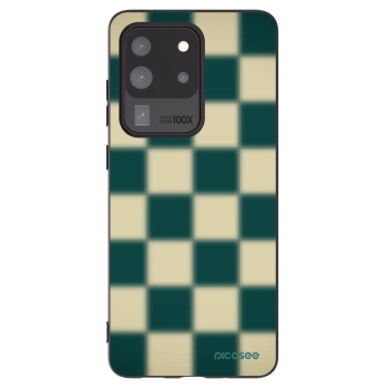 Picasee Μαύρη θήκη σιλικόνης για Samsung Galaxy S20 Ultra 5G G988F - Shadow Chess