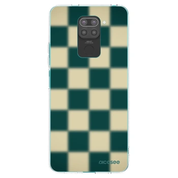 Picasee Μαύρη θήκη σιλικόνης για Xiaomi Redmi Note 9 - Shadow Chess