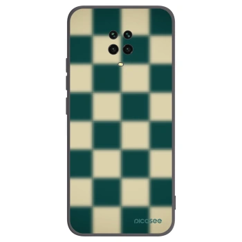 Picasee Μαύρη θήκη σιλικόνης για Xiaomi Redmi Note 9S - Shadow Chess