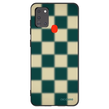 Picasee Μαύρη θήκη σιλικόνης για Samsung Galaxy A21s - Shadow Chess