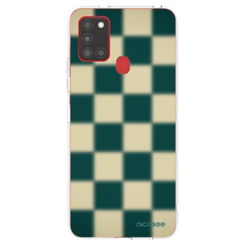 Picasee διαφανής θήκη σιλικόνης Samsung Galaxy A21s - Shadow Chess