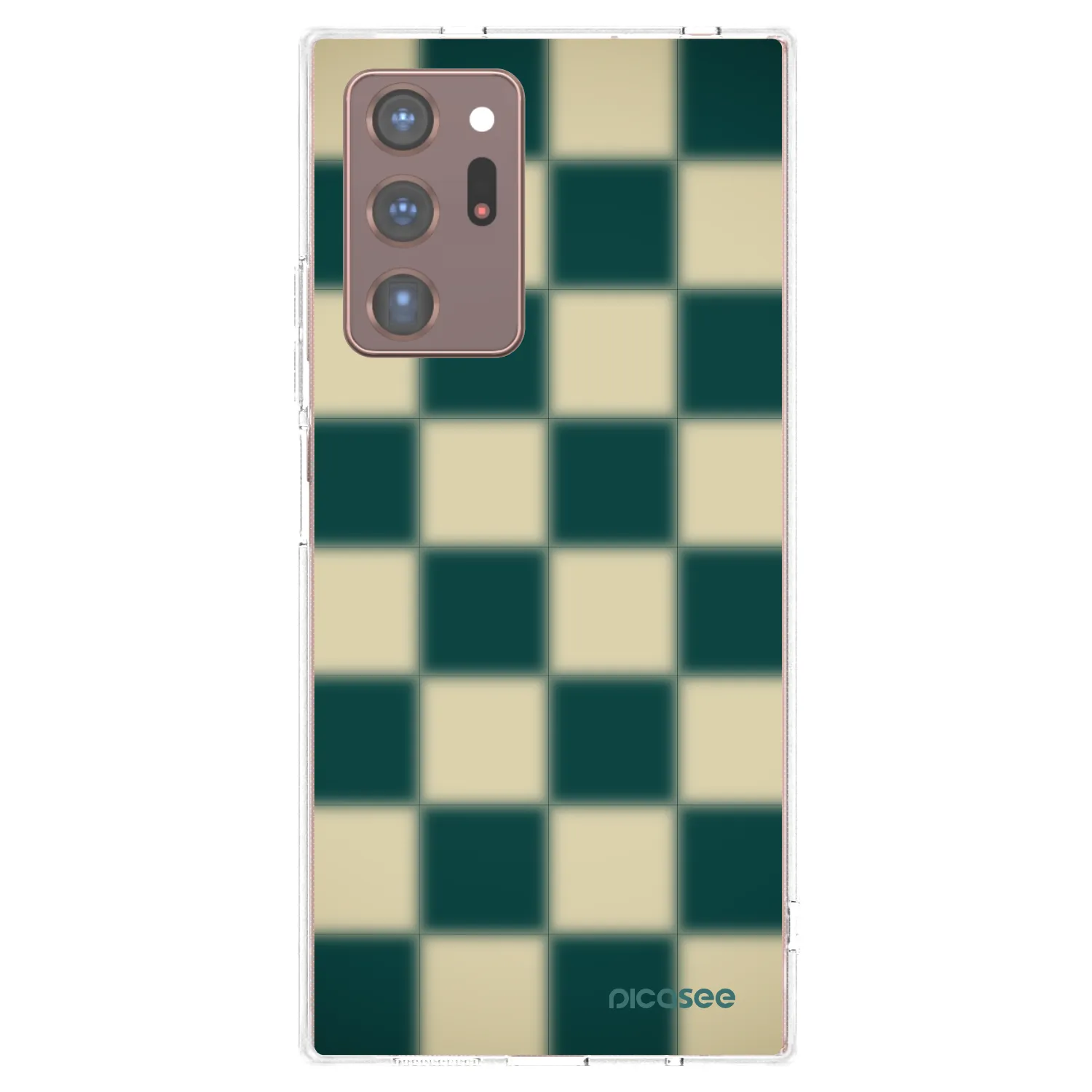Picasee διαφανής θήκη σιλικόνης Samsung Galaxy Note 20 Ultra - Shadow Chess