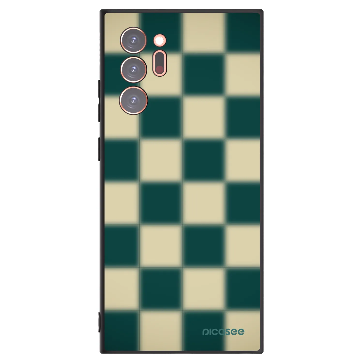 Picasee Μαύρη θήκη σιλικόνης για Samsung Galaxy Note 20 Ultra - Shadow Chess