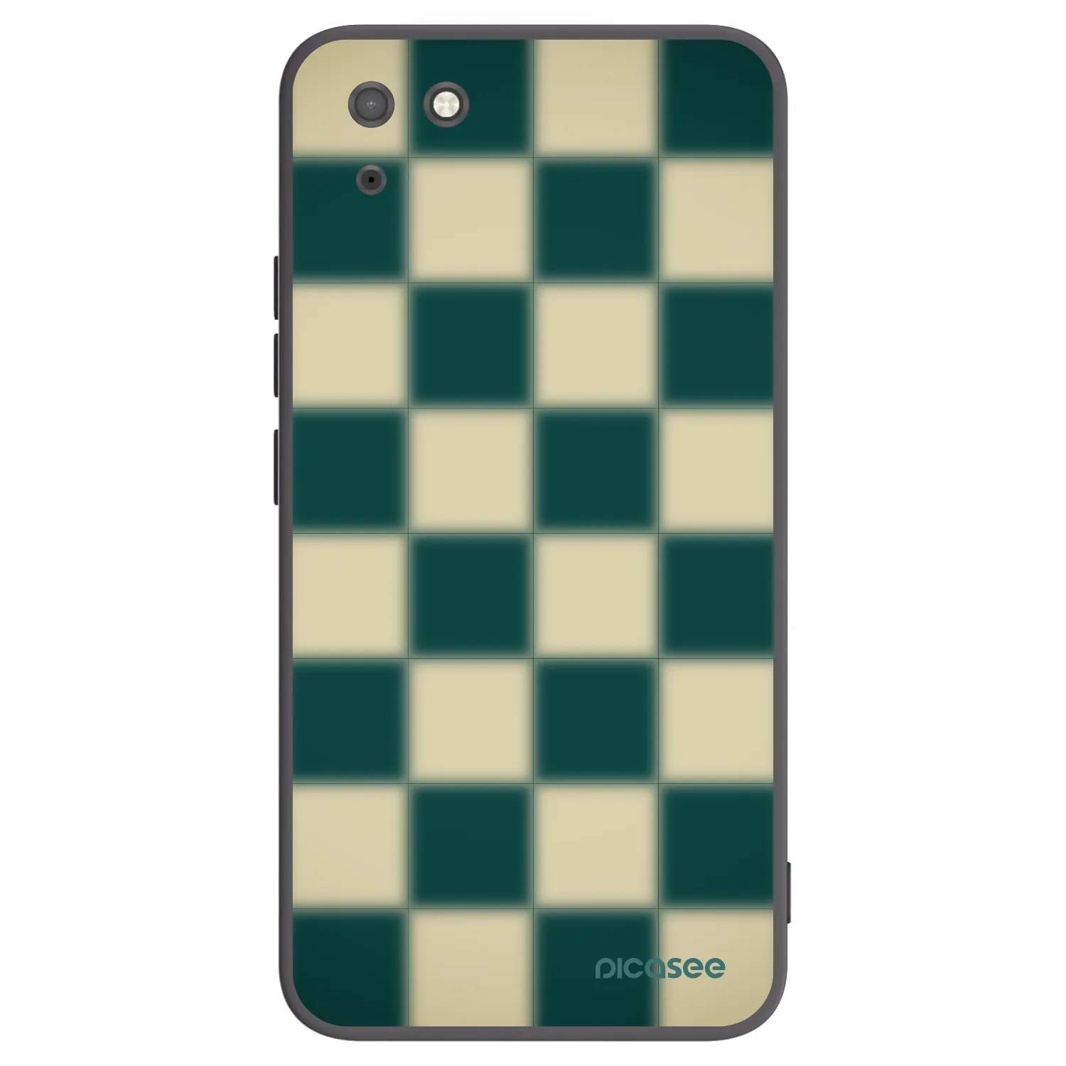 Picasee Μαύρη θήκη σιλικόνης για Huawei Y5P - Shadow Chess