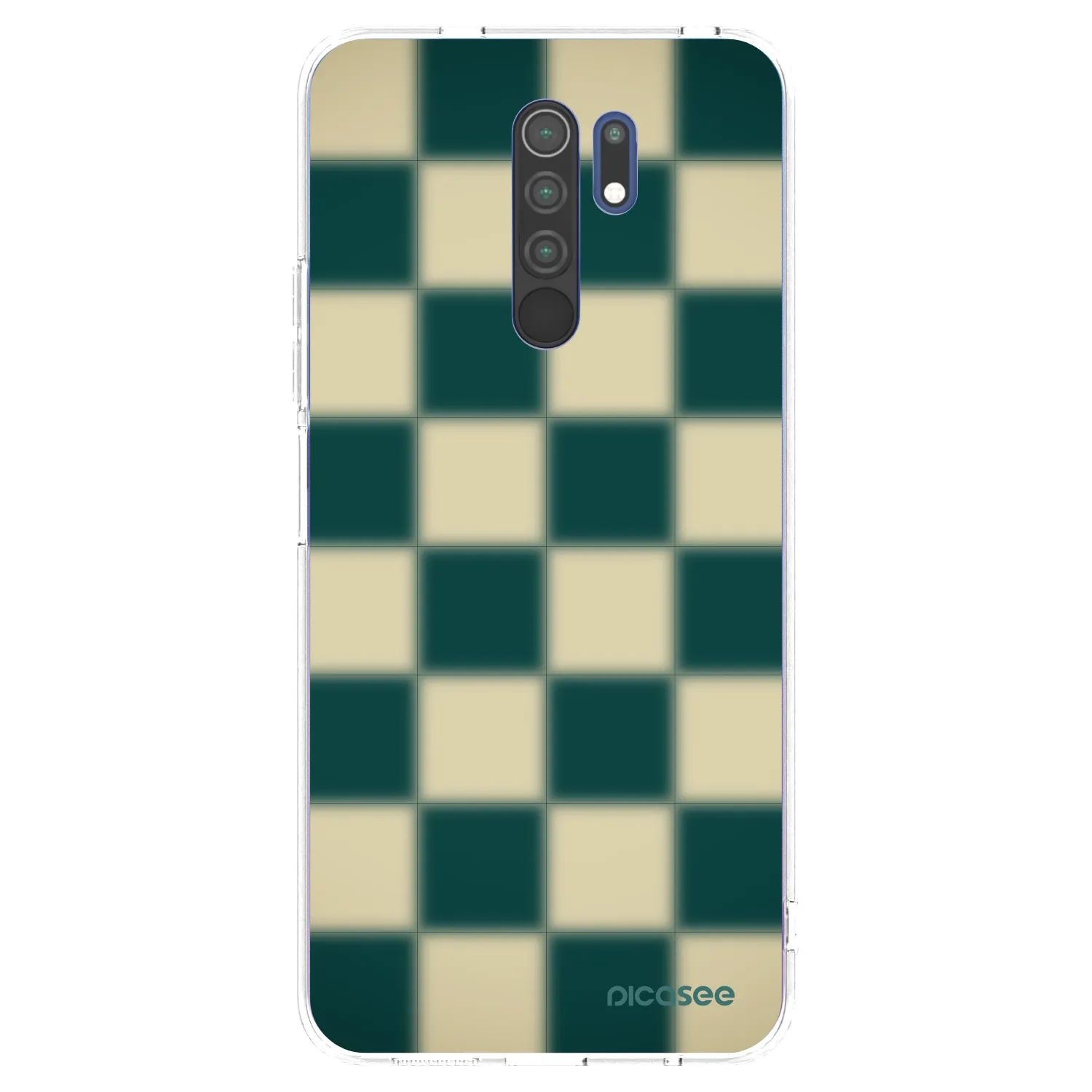 Picasee διαφανής θήκη σιλικόνης Xiaomi Redmi 9 - Shadow Chess