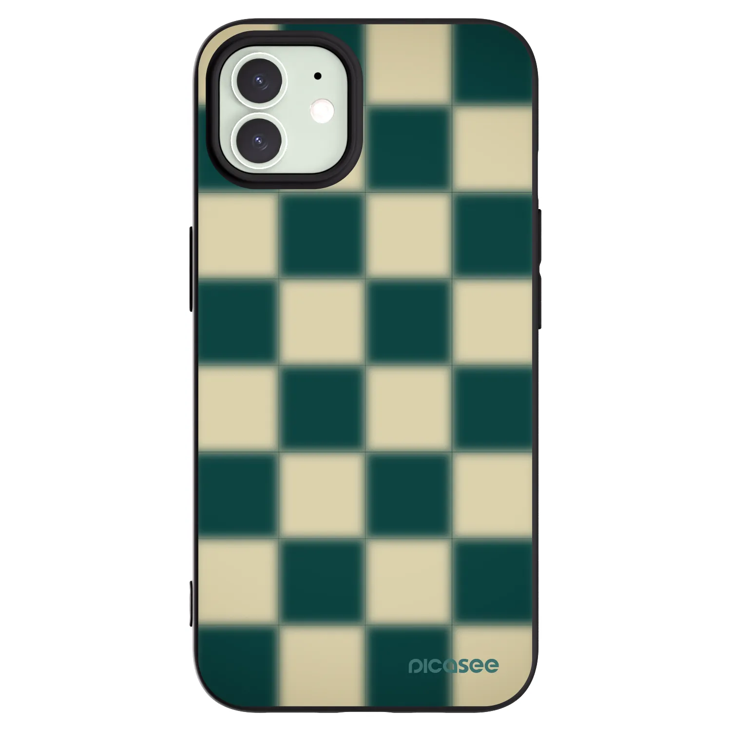 Picasee Μαύρη θήκη σιλικόνης για Apple iPhone 12 Pro - Shadow Chess