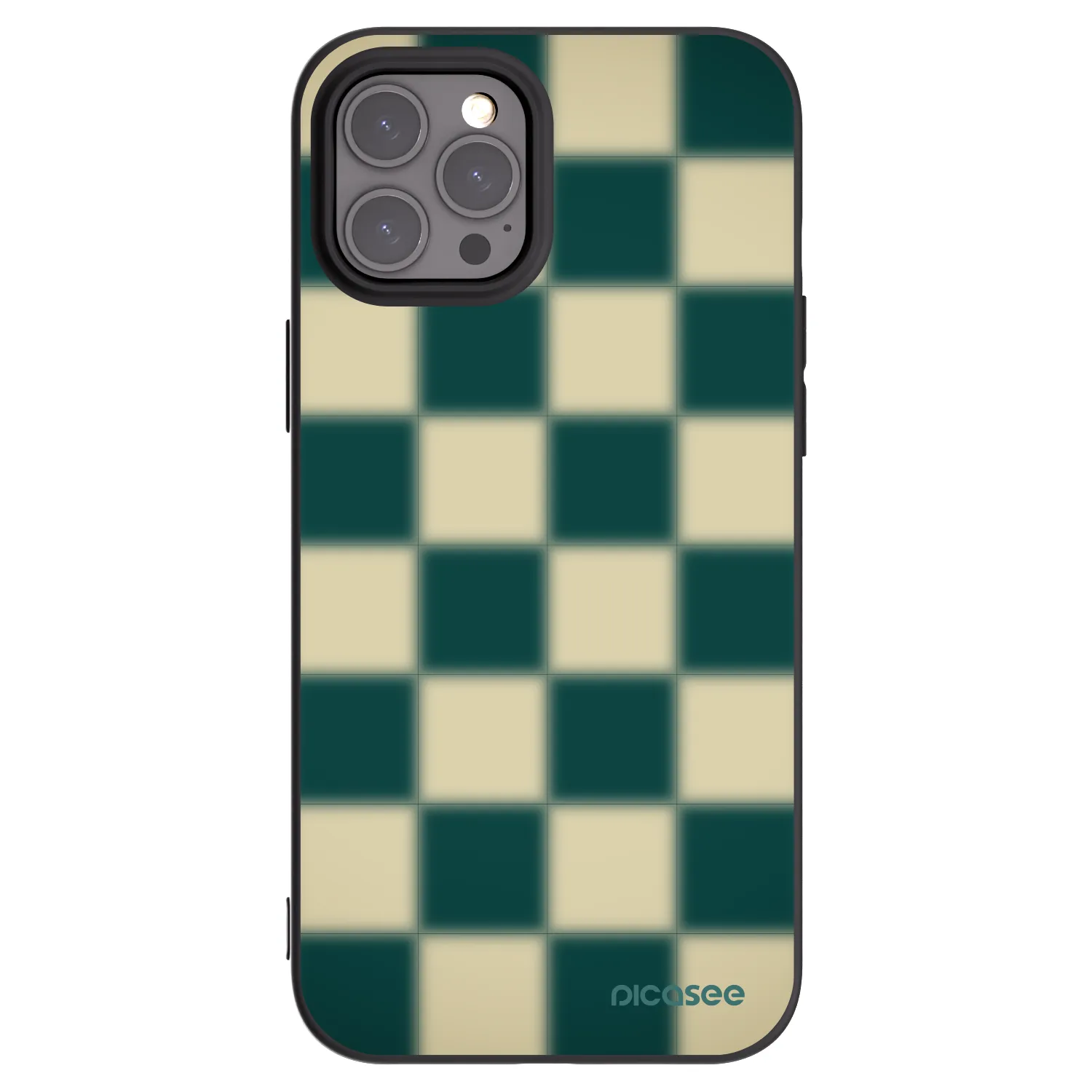 Picasee Μαύρη θήκη σιλικόνης για Apple iPhone 12 Pro Max - Shadow Chess