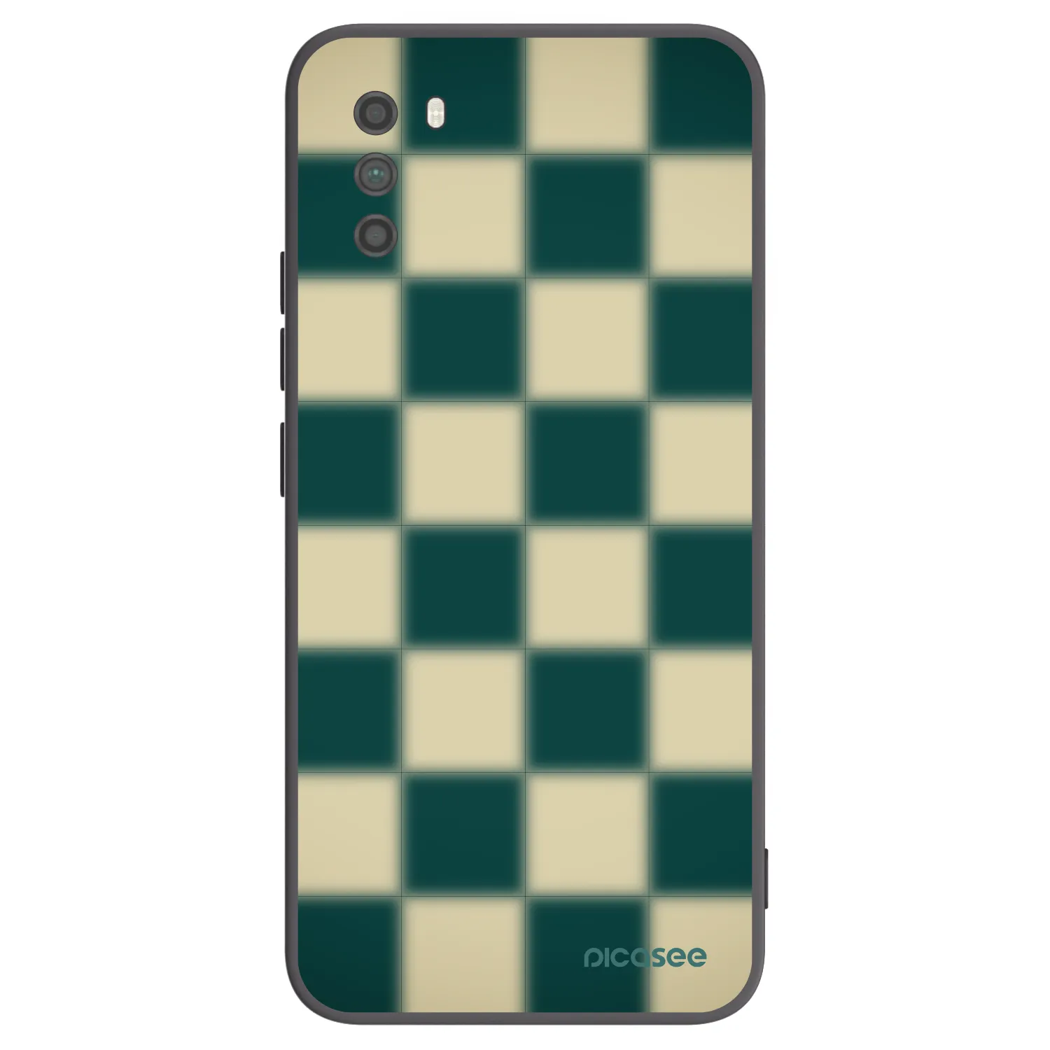Picasee Μαύρη θήκη σιλικόνης για Xiaomi Poco M3 - Shadow Chess