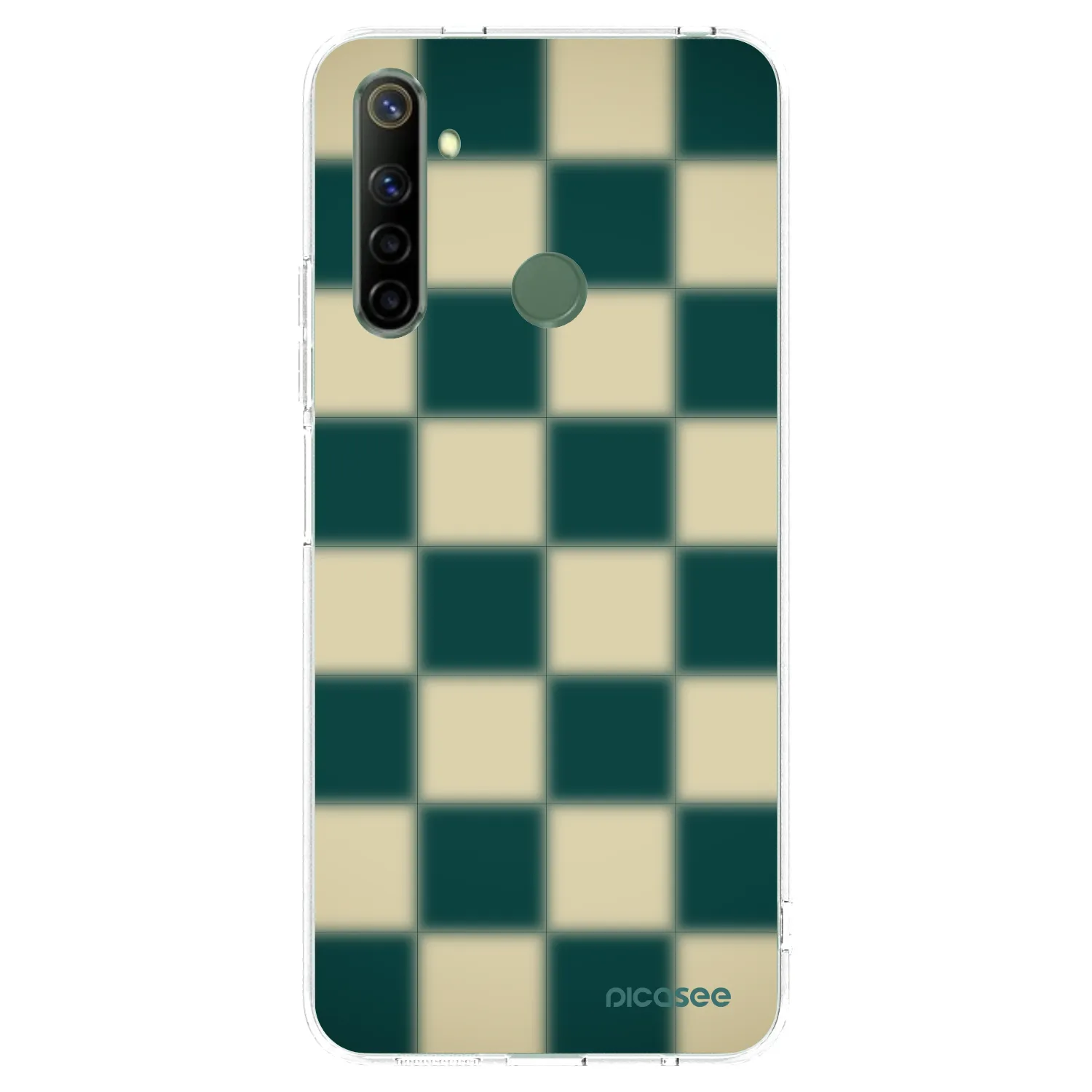 Picasee διαφανής θήκη σιλικόνης Realme 6i - Shadow Chess