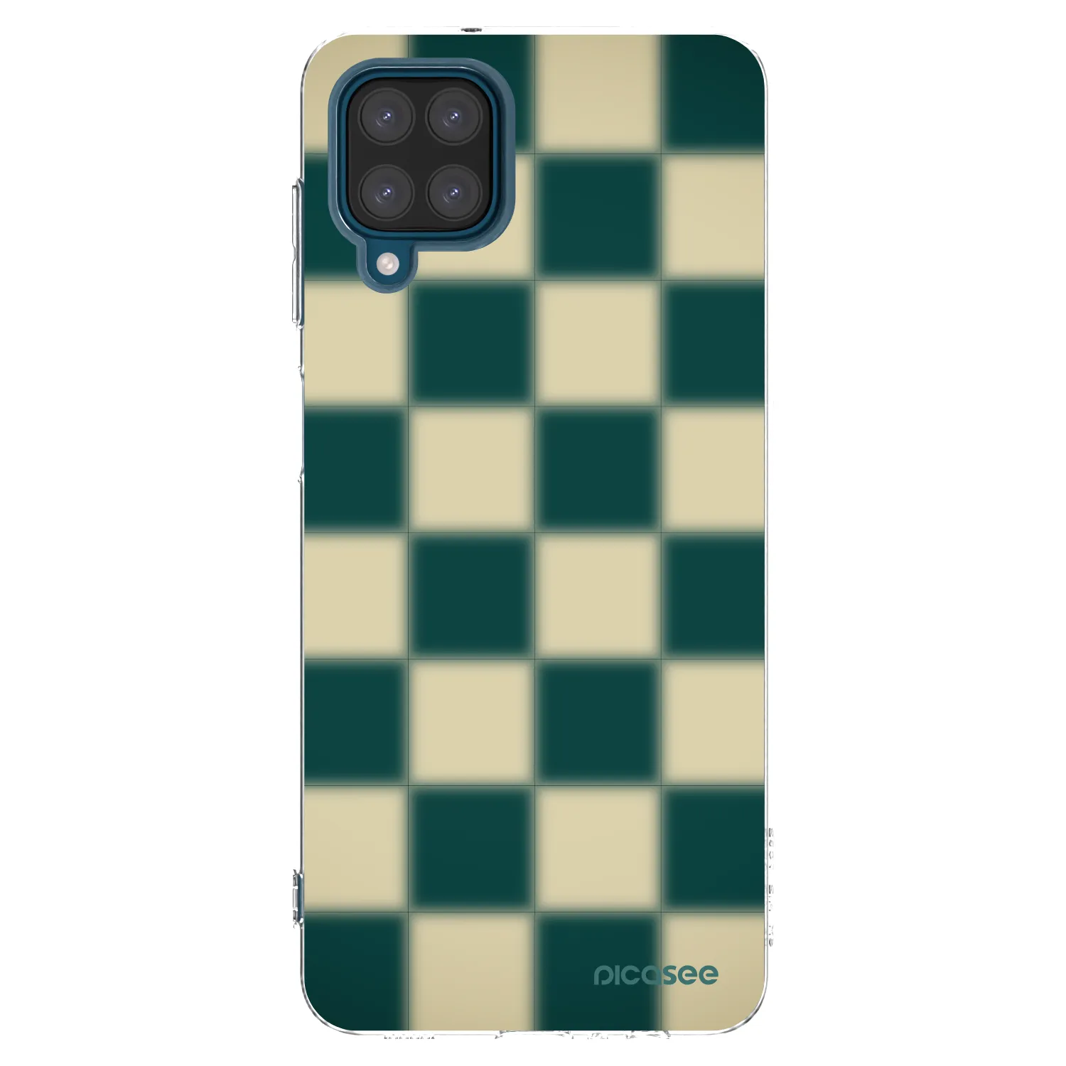Picasee διαφανής θήκη σιλικόνης Samsung Galaxy A12 A125F - Shadow Chess
