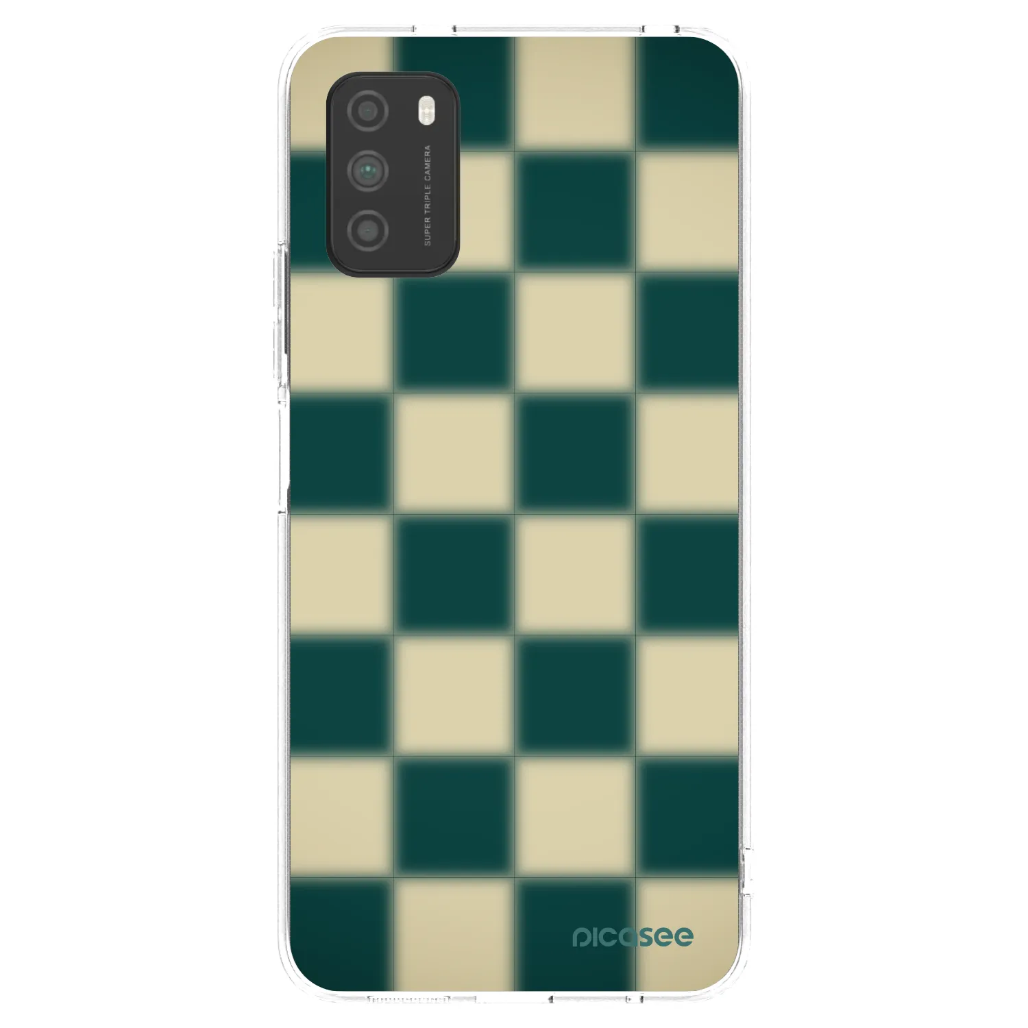 Picasee διαφανής θήκη σιλικόνης Xiaomi Poco M3 - Shadow Chess