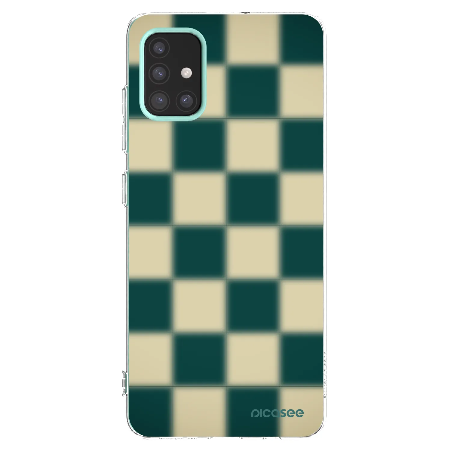 Picasee διαφανής θήκη σιλικόνης Samsung Galaxy M31s - Shadow Chess