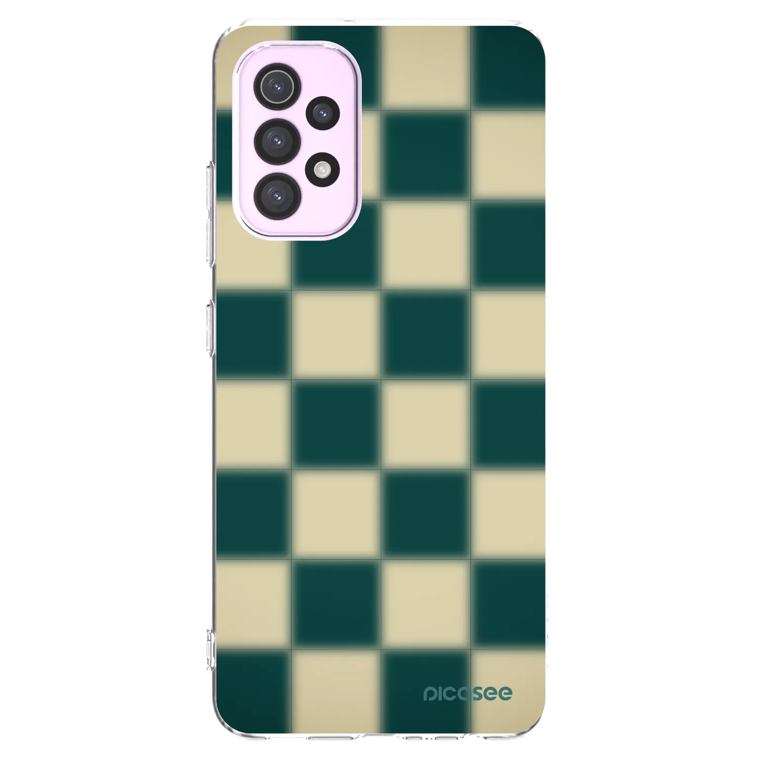 Picasee διαφανής θήκη σιλικόνης Samsung Galaxy A32 5G A326B - Shadow Chess