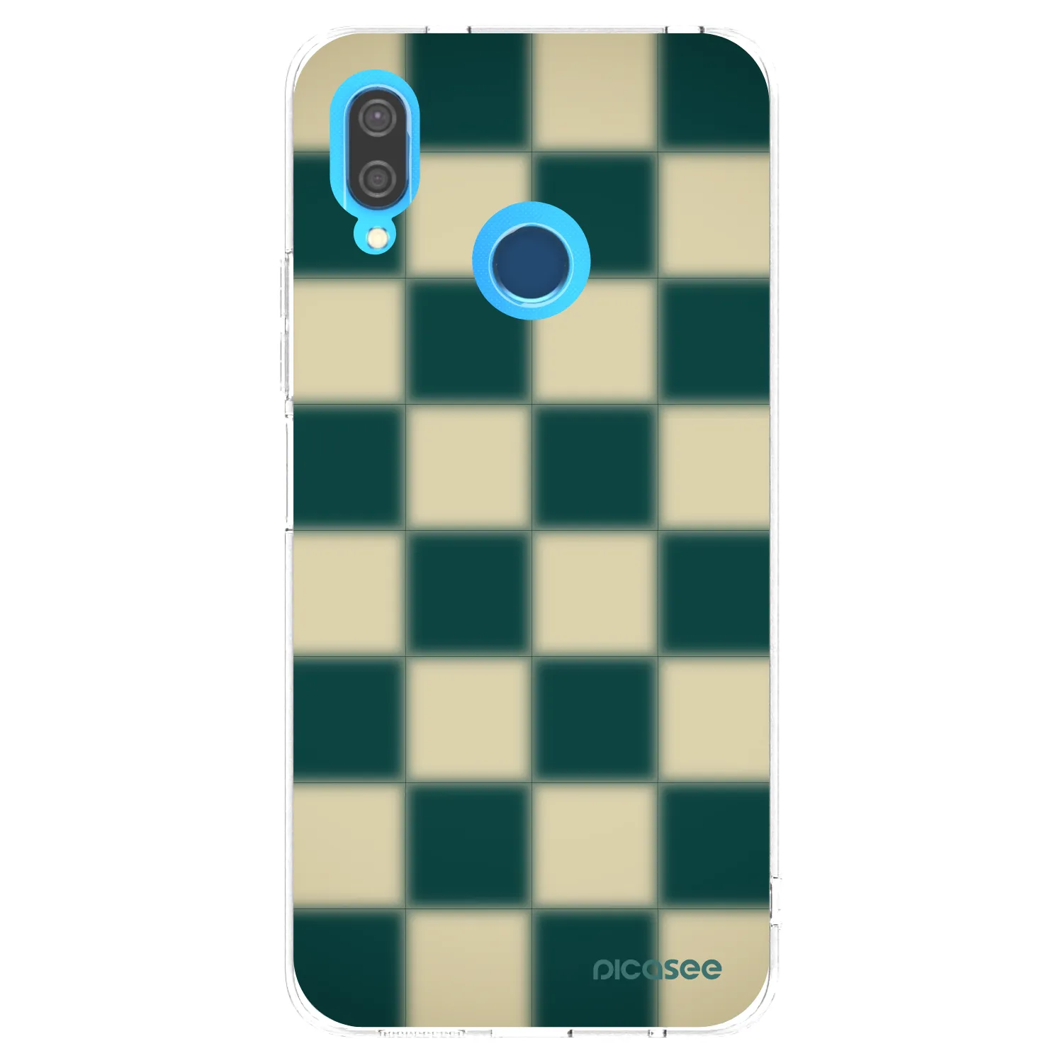 Picasee διαφανής θήκη σιλικόνης Huawei P20 Lite - Shadow Chess