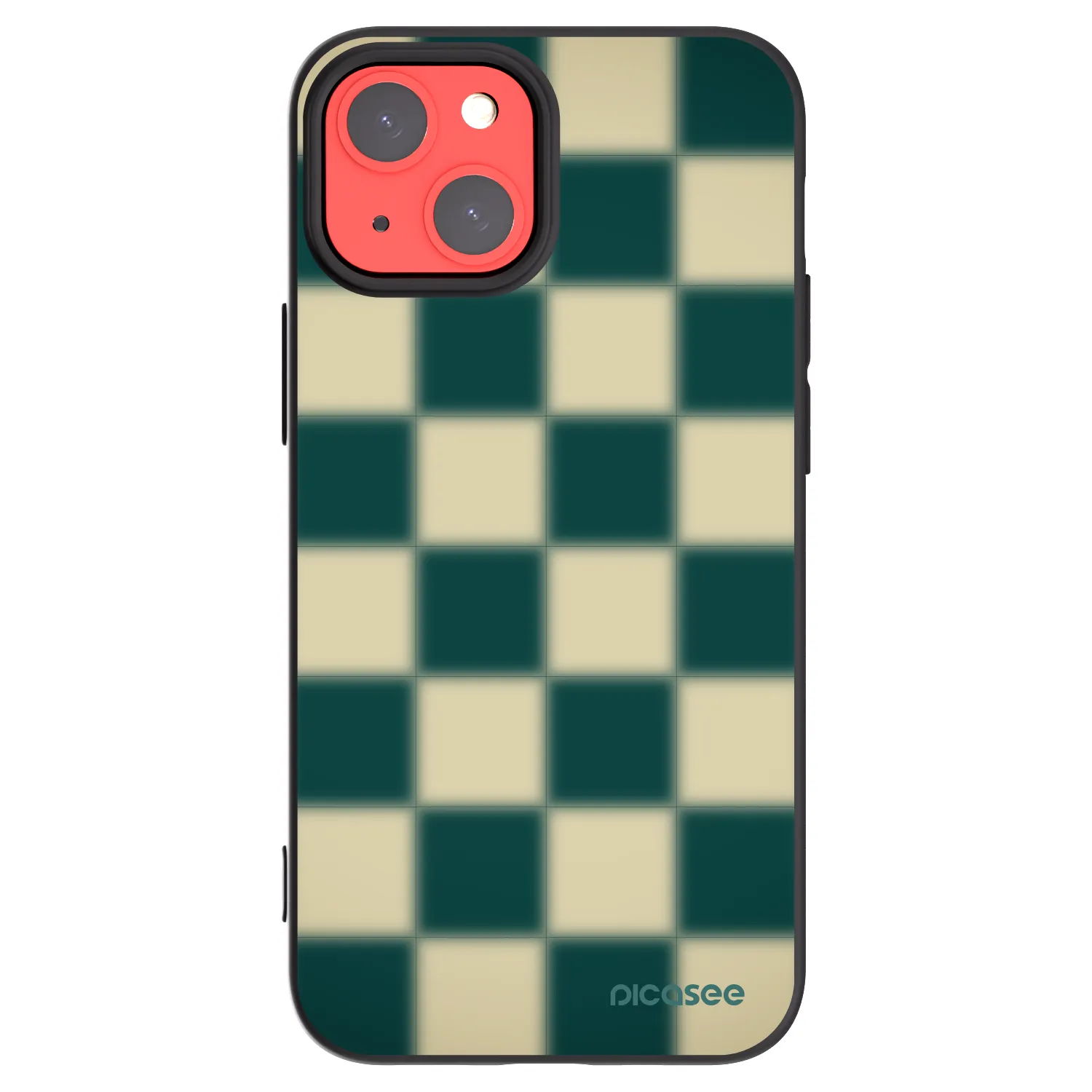 Picasee Μαύρη θήκη σιλικόνης για Apple iPhone 13 mini - Shadow Chess