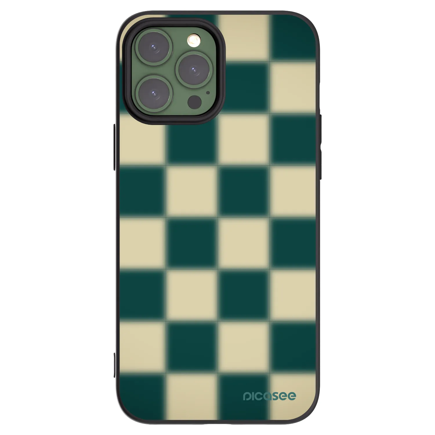 Picasee Μαύρη θήκη σιλικόνης για Apple iPhone 13 Pro Max - Shadow Chess