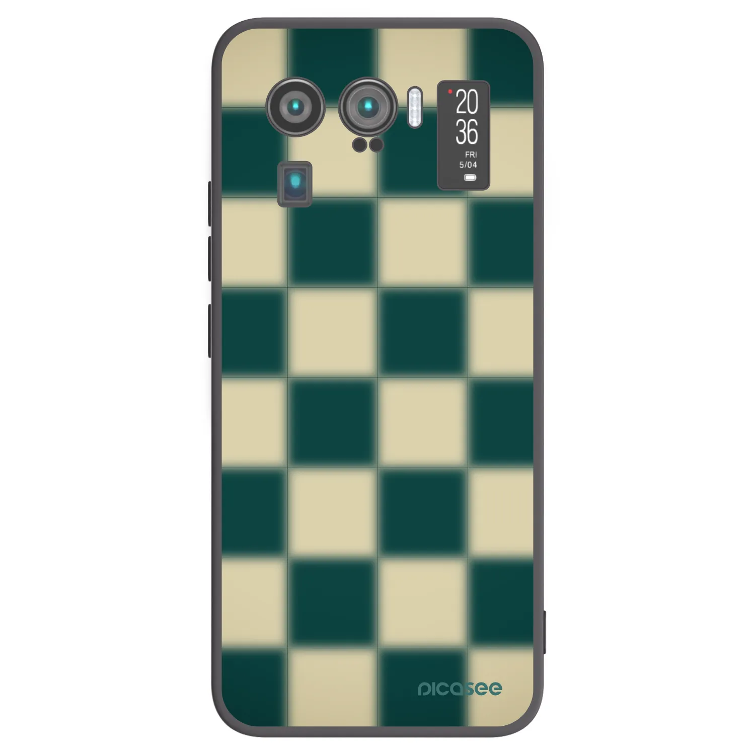 Picasee Μαύρη θήκη σιλικόνης για Xiaomi Mi 11 Ultra - Shadow Chess