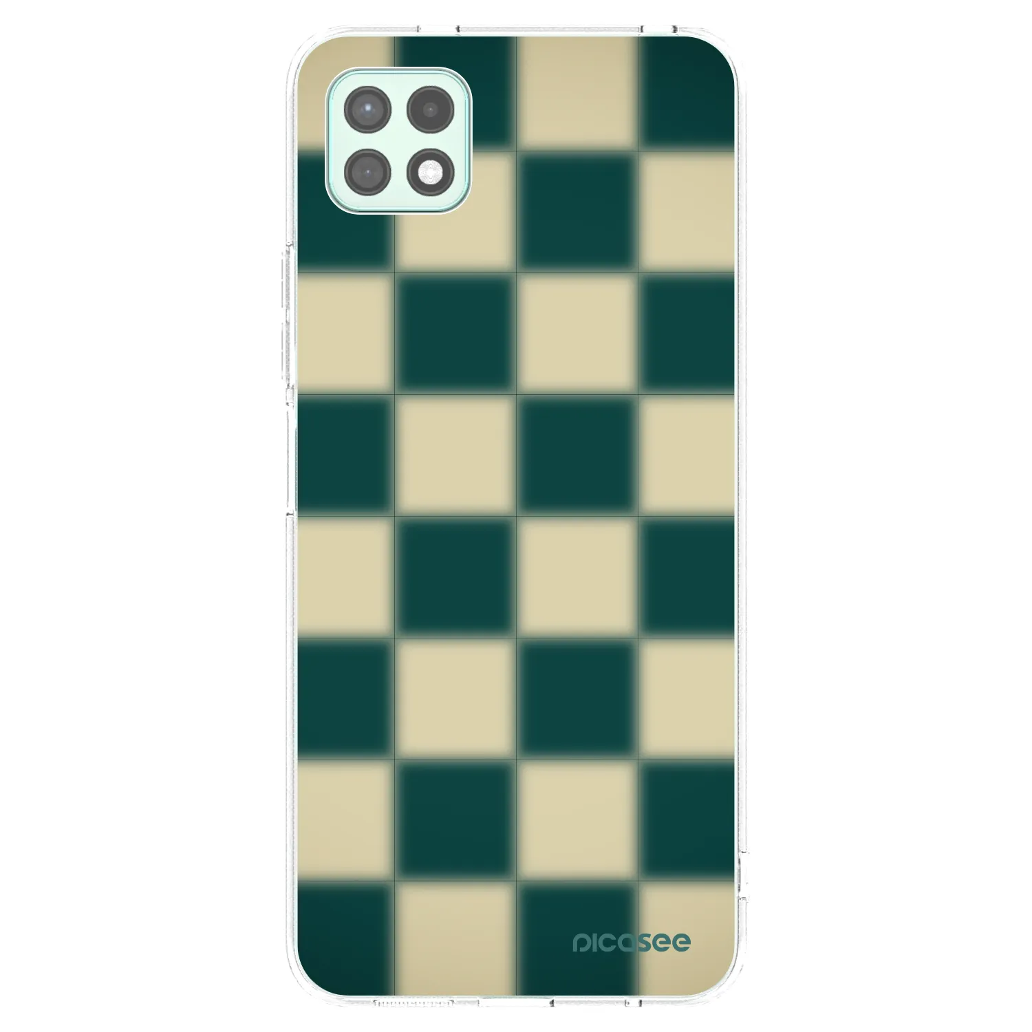 Picasee διαφανής θήκη σιλικόνης Samsung Galaxy A22 A226B 5G - Shadow Chess