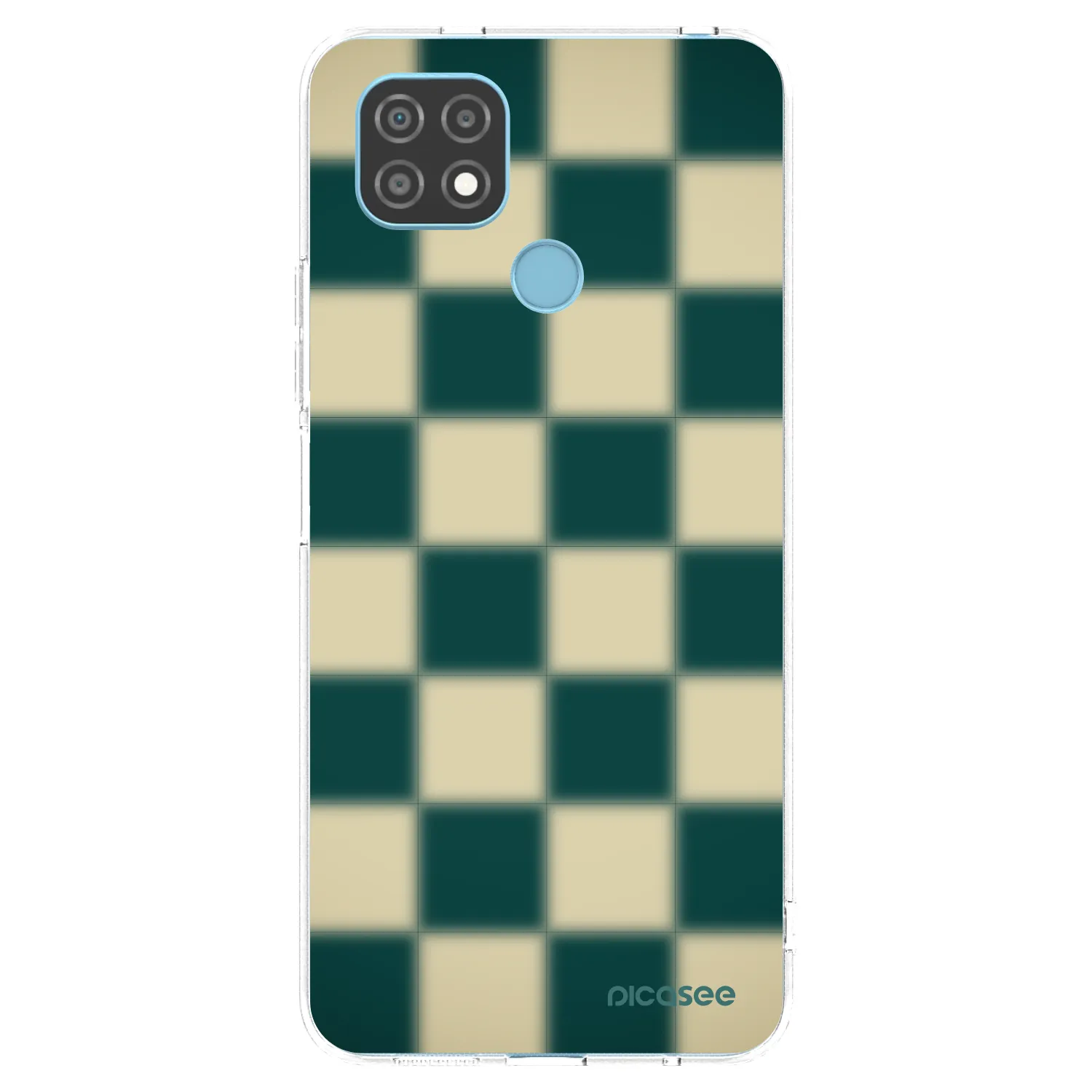 Picasee διαφανής θήκη σιλικόνης Realme C21 - Shadow Chess