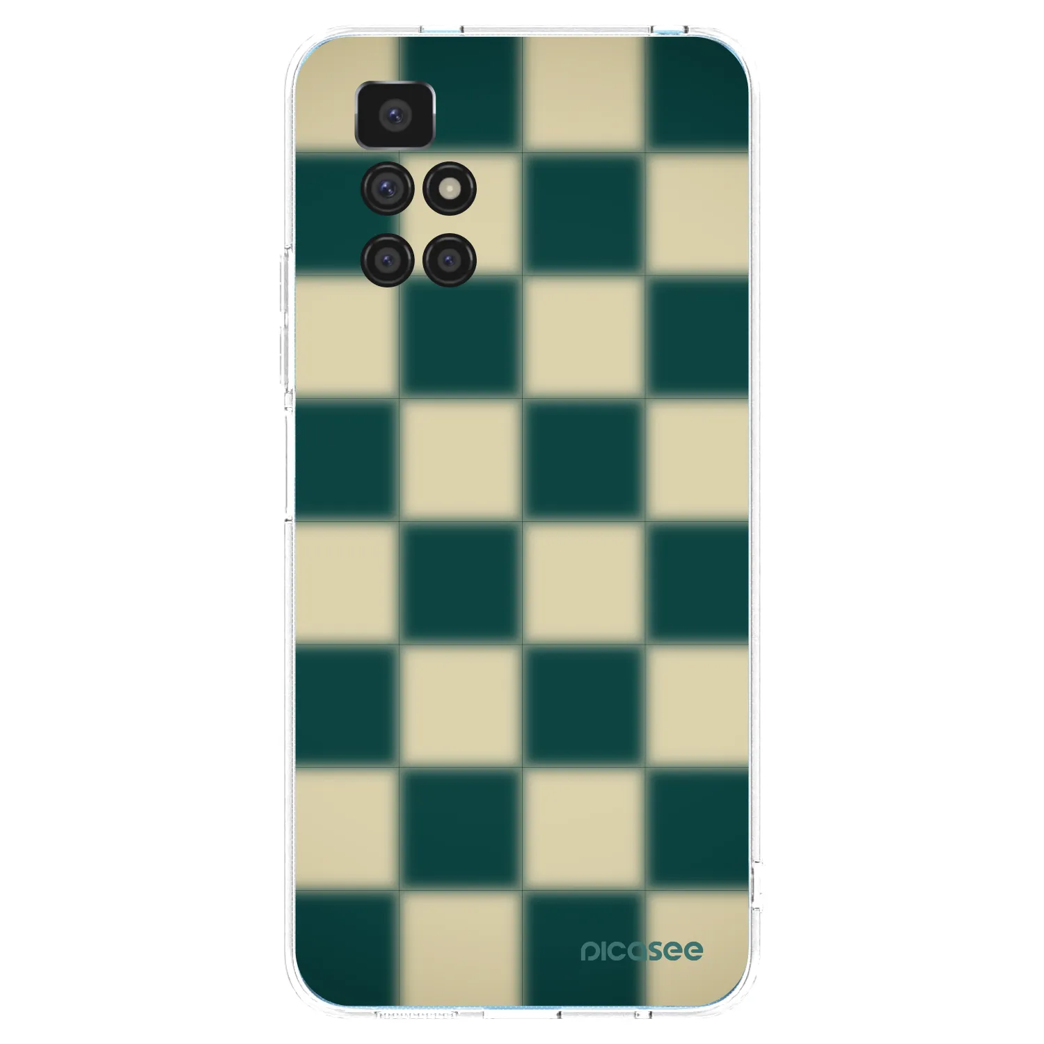 Picasee διαφανής θήκη σιλικόνης Xiaomi Redmi 10 - Shadow Chess