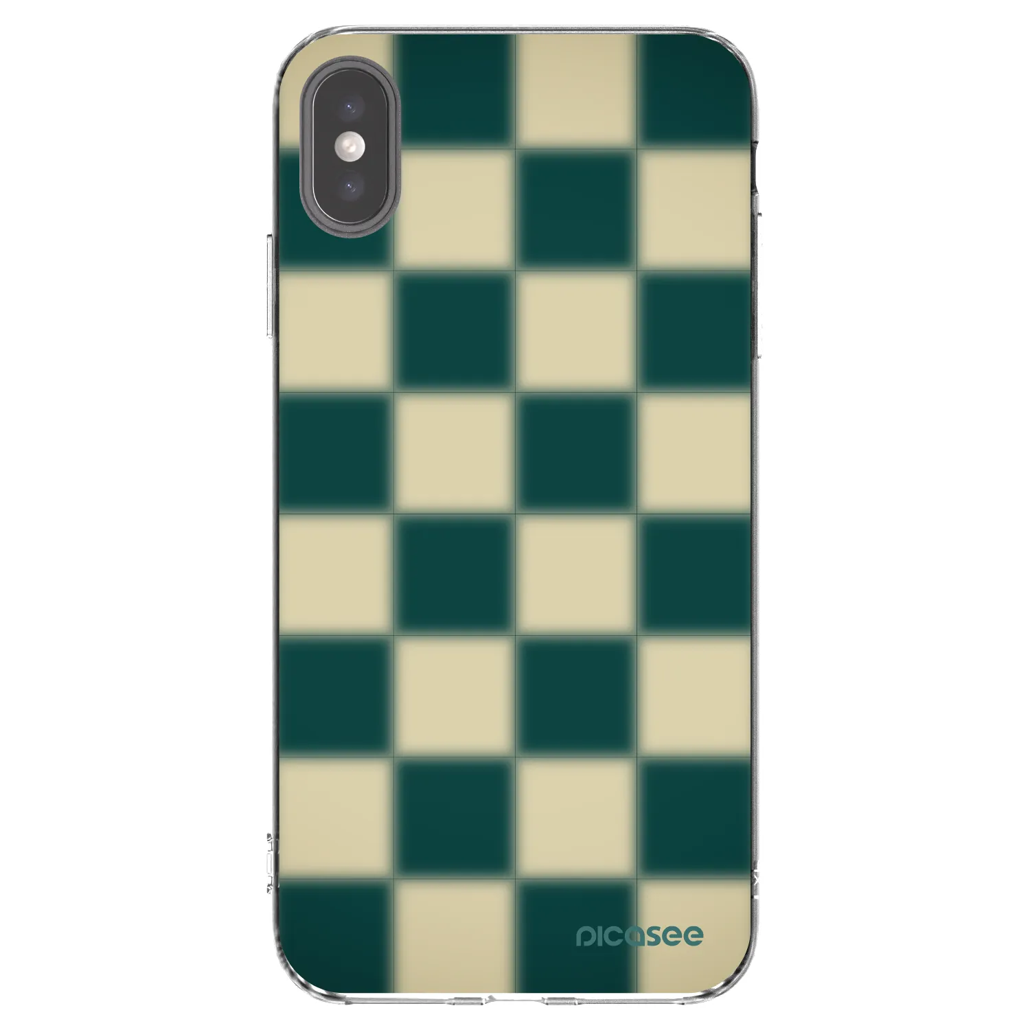 Picasee διαφανής θήκη σιλικόνης Apple iPhone XS Max - Shadow Chess