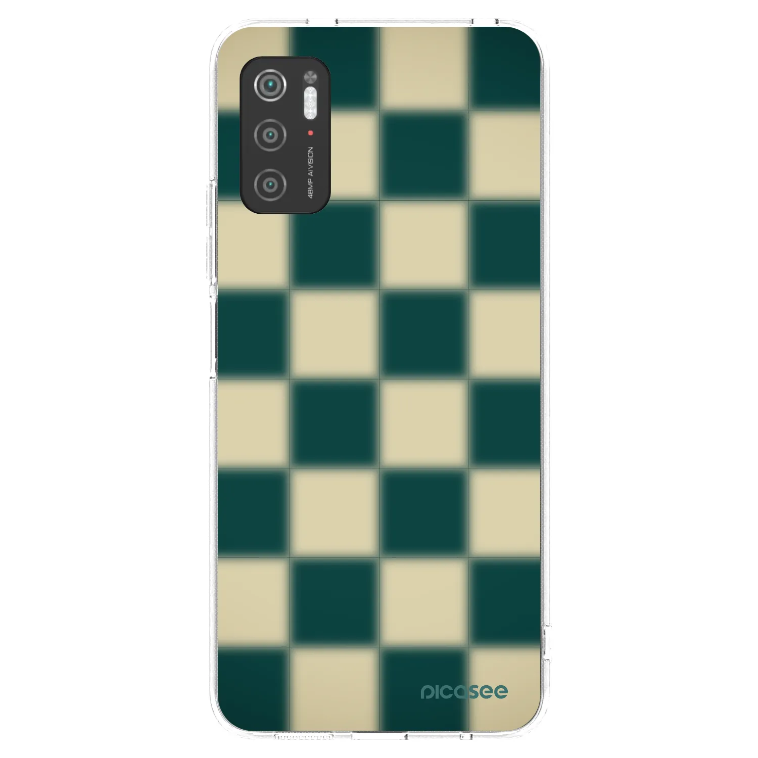 Picasee διαφανής θήκη σιλικόνης Xiaomi Poco M3 Pro 5G - Shadow Chess
