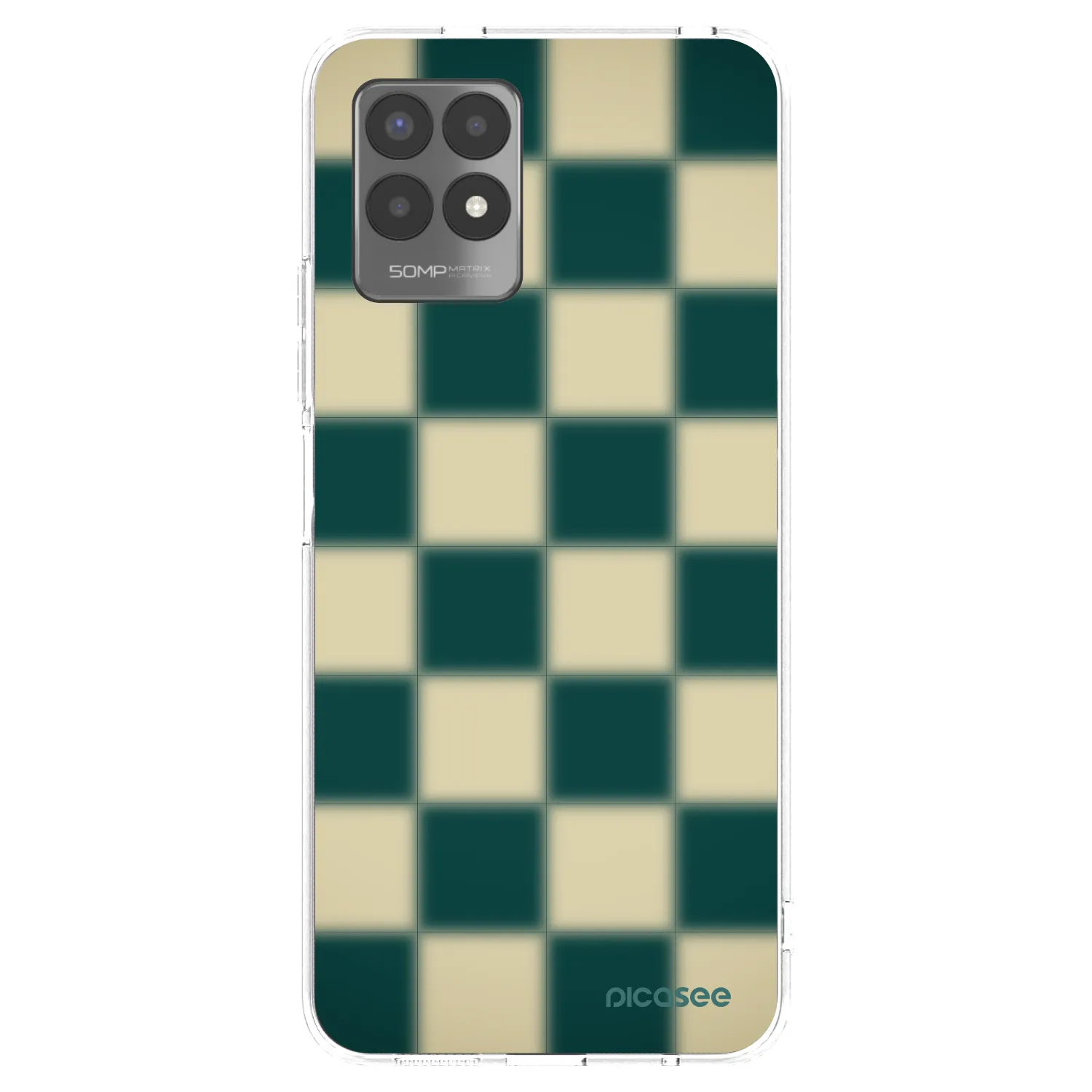 Picasee διαφανής θήκη σιλικόνης Realme 8i - Shadow Chess