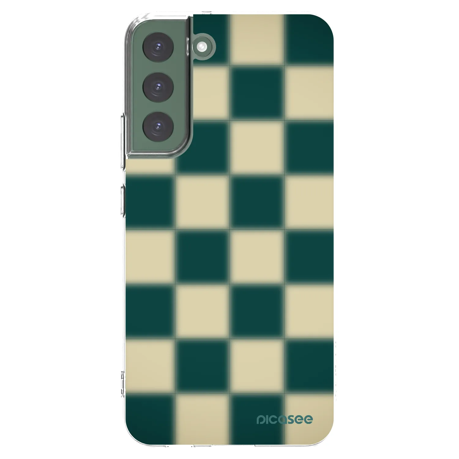 Picasee διαφανής θήκη σιλικόνης Samsung Galaxy S22+ 5G - Shadow Chess