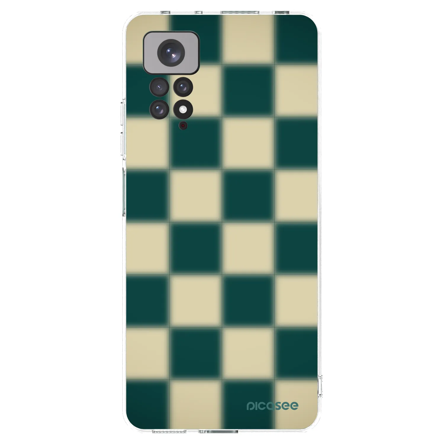 Picasee διαφανής θήκη σιλικόνης Xiaomi Redmi Note 11 - Shadow Chess