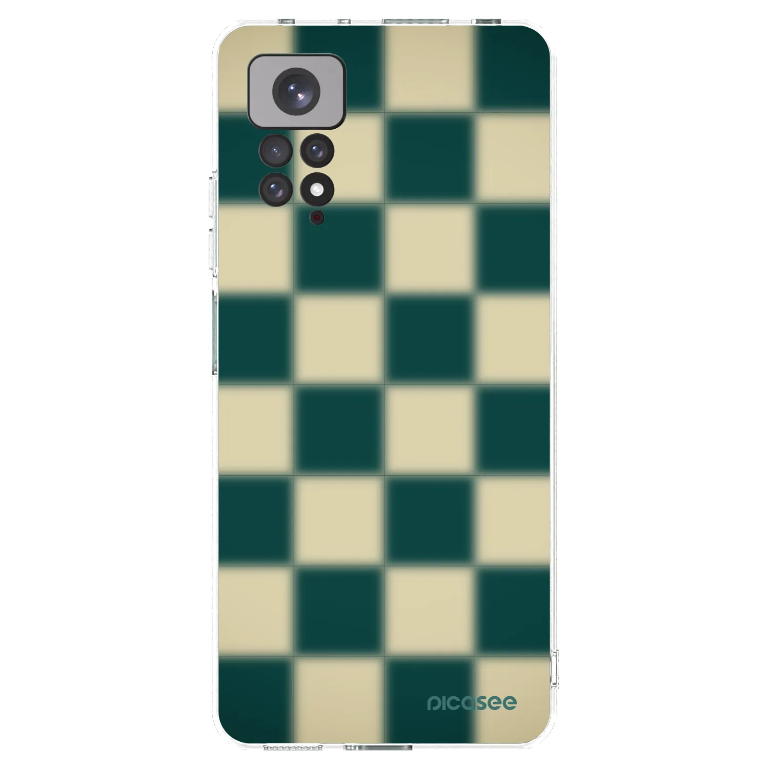 Picasee διαφανής θήκη σιλικόνης Xiaomi Redmi Note 11S 4G - Shadow Chess