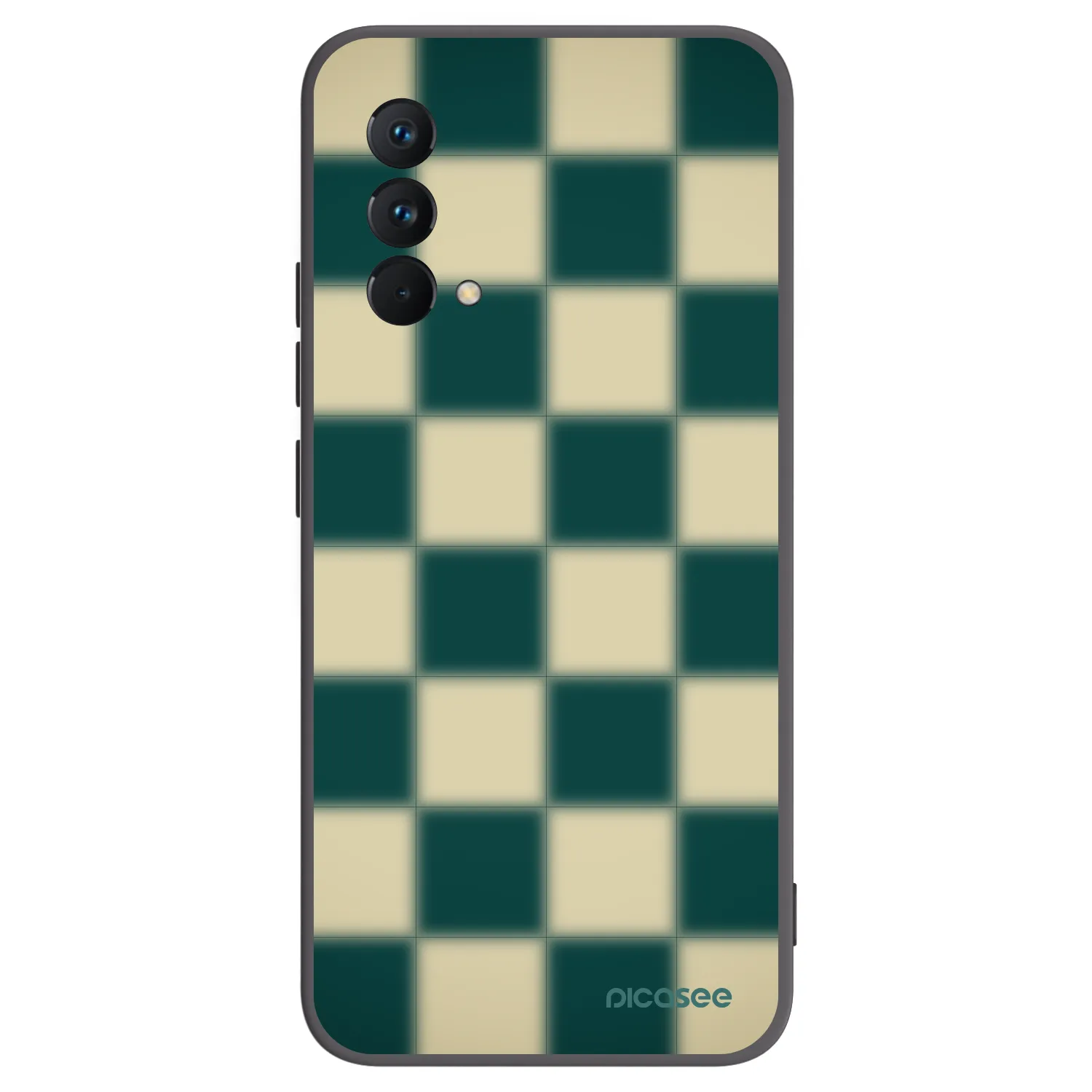 Picasee Μαύρη θήκη σιλικόνης για Realme GT Master Edition 5G - Shadow Chess