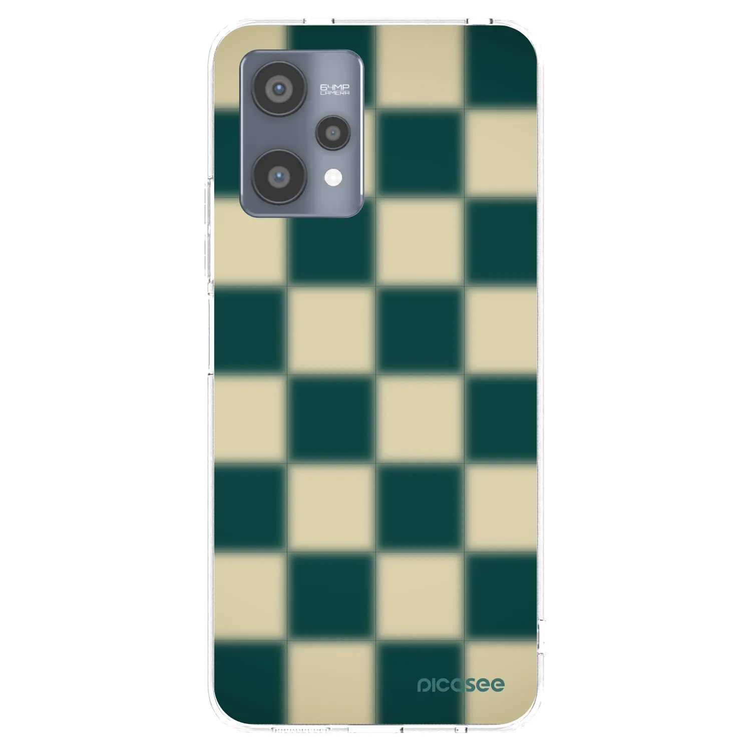 Picasee διαφανής θήκη σιλικόνης Realme 9 Pro 5G - Shadow Chess