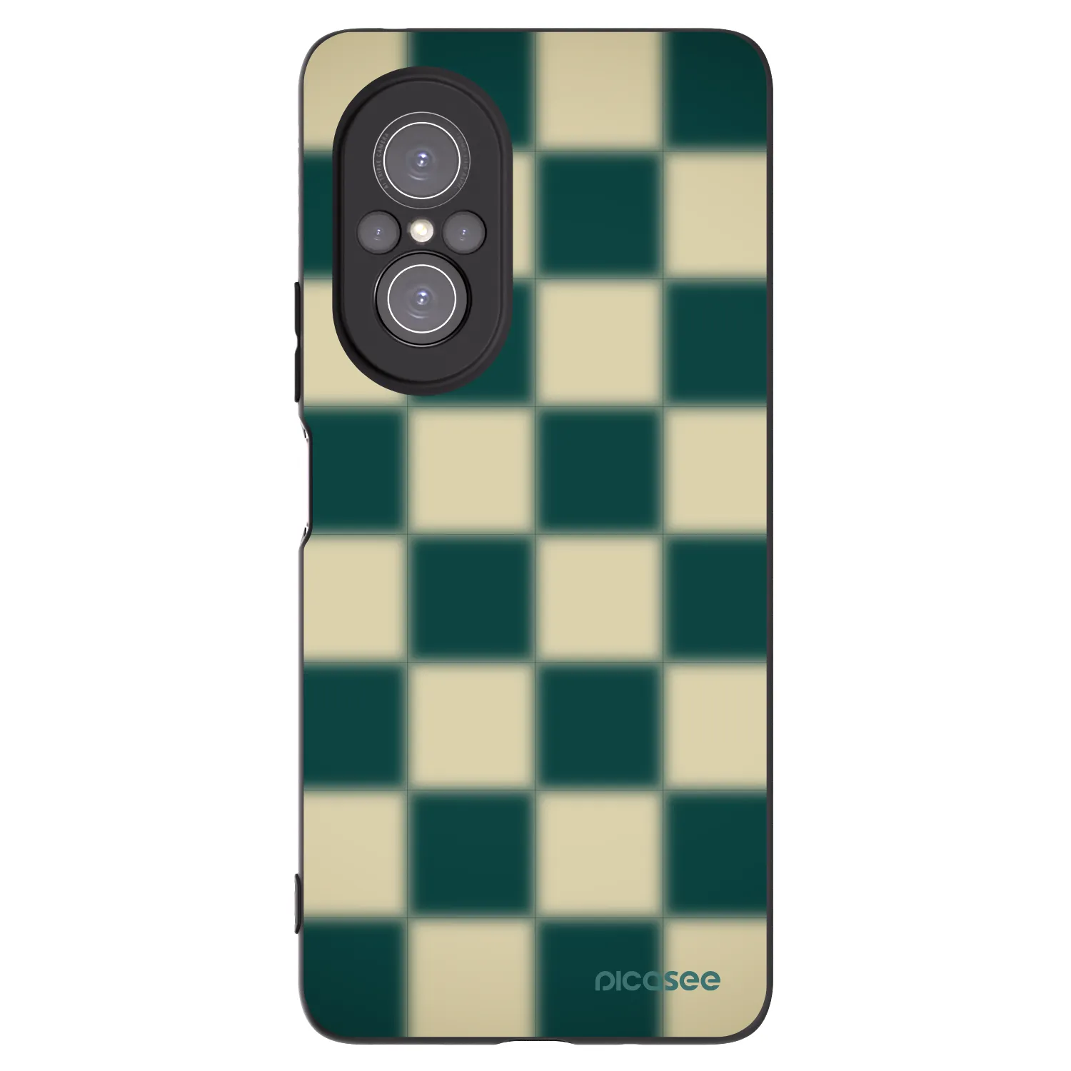 Picasee Μαύρη θήκη σιλικόνης για Huawei Nova 9 SE - Shadow Chess