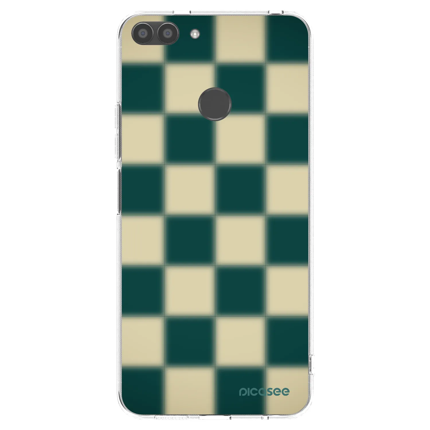 Picasee διαφανής θήκη σιλικόνης Huawei P Smart - Shadow Chess