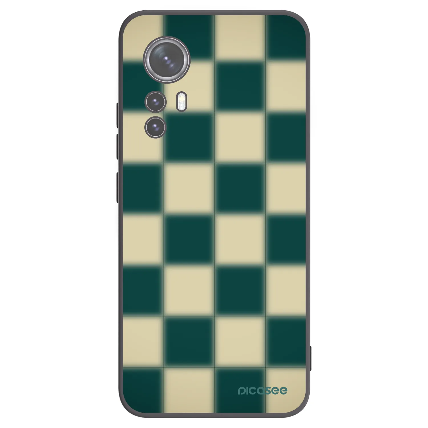 Picasee Μαύρη θήκη σιλικόνης για Xiaomi 12X - Shadow Chess