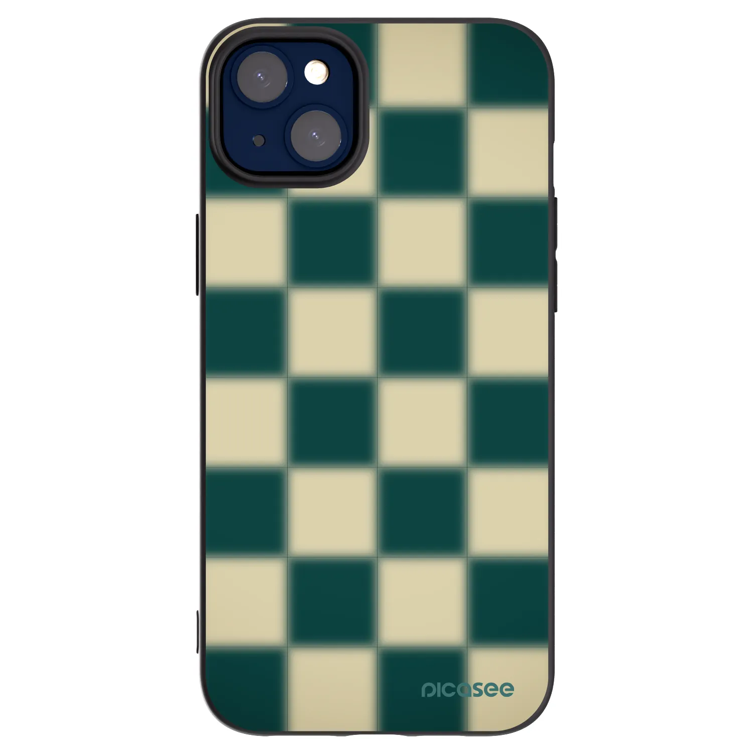 Picasee Μαύρη θήκη σιλικόνης για Apple iPhone 14 Plus - Shadow Chess
