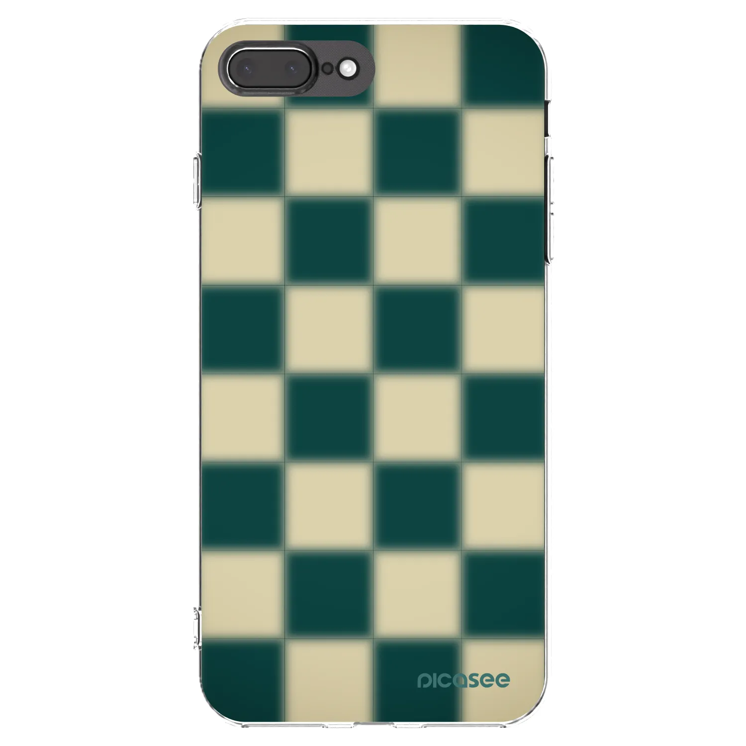 Picasee διαφανής θήκη σιλικόνης Apple iPhone 8 Plus - Shadow Chess