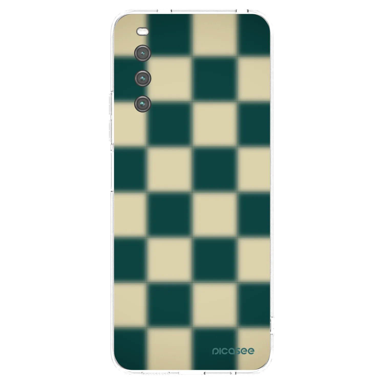 Picasee διαφανής θήκη σιλικόνης Sony Xperia 10 IV 5G - Shadow Chess