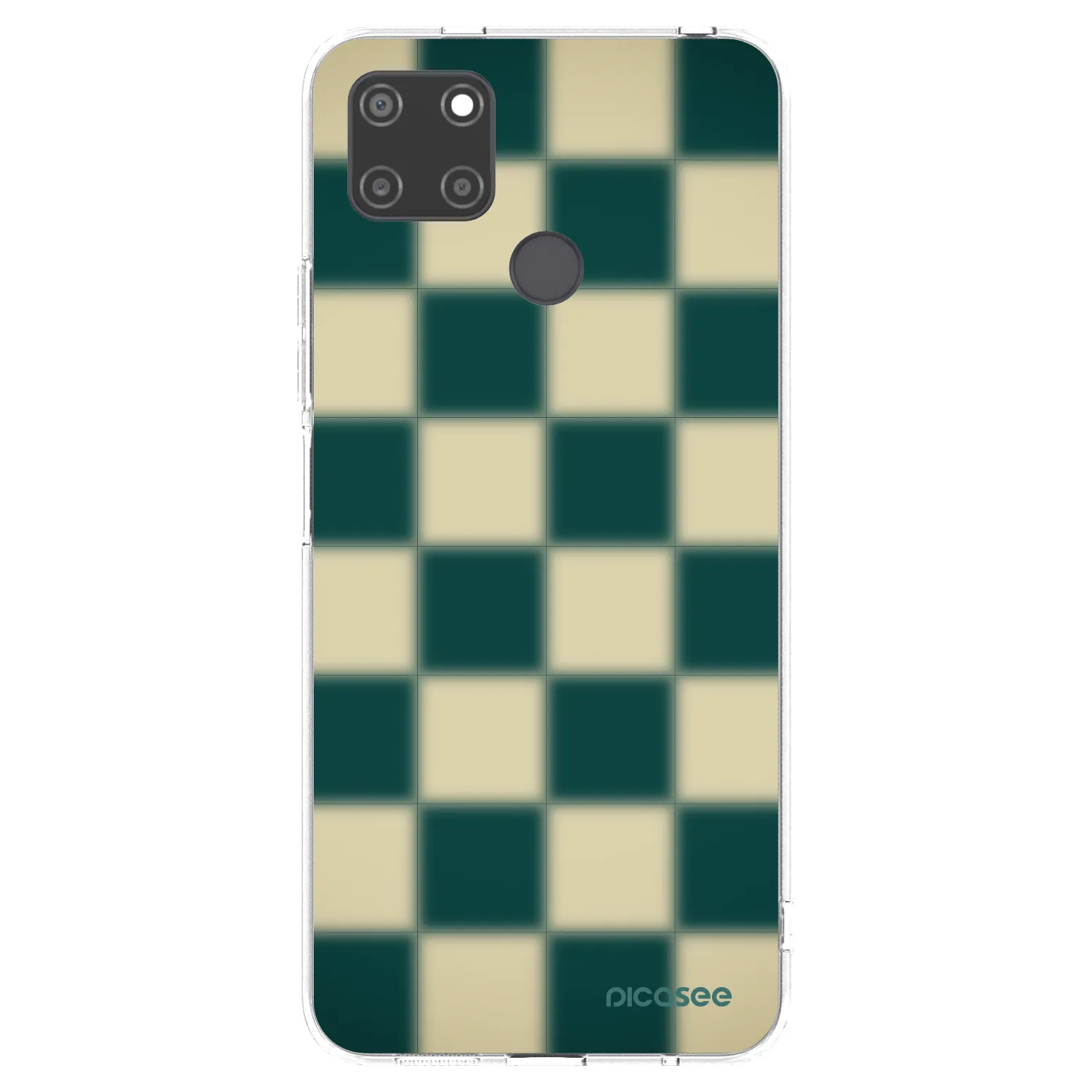 Picasee διαφανής θήκη σιλικόνης Realme C21Y - Shadow Chess