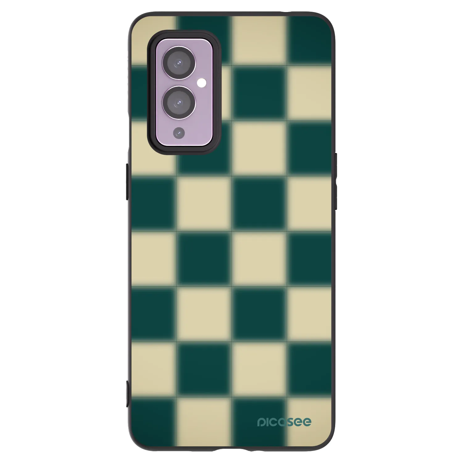 Picasee Μαύρη θήκη σιλικόνης για OnePlus 9 - Shadow Chess