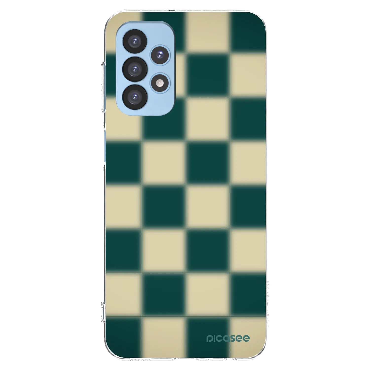 Picasee διαφανής θήκη σιλικόνης Samsung Galaxy A23 A235F 4G - Shadow Chess