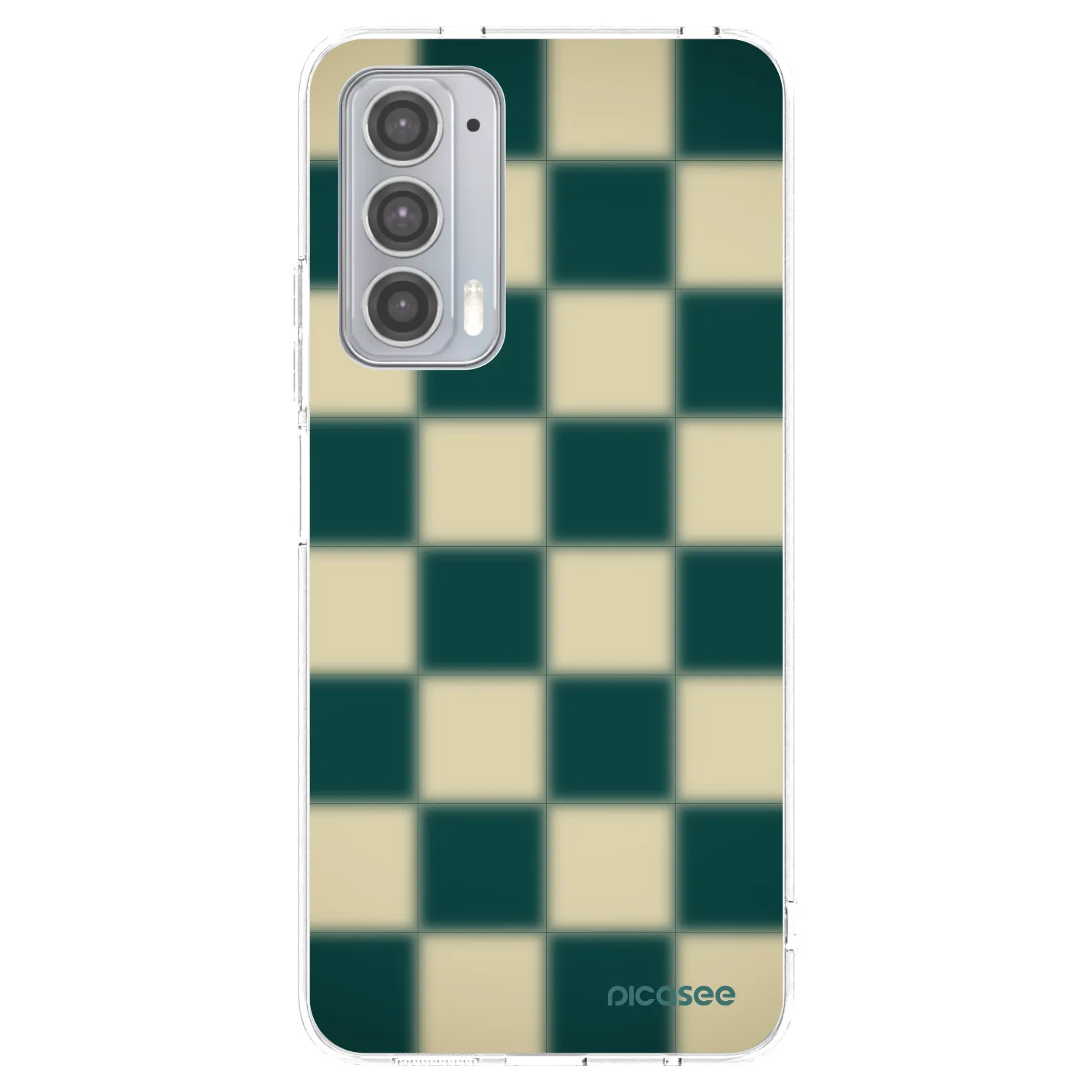 Picasee διαφανής θήκη σιλικόνης Motorola Edge 20 - Shadow Chess