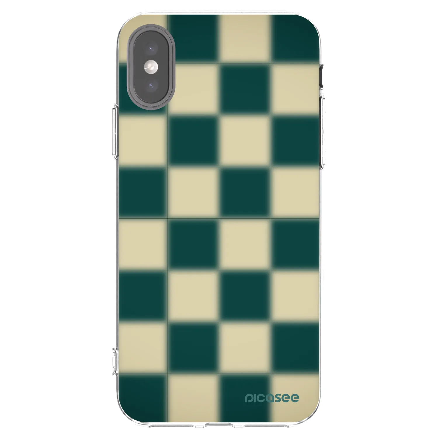 Picasee διαφανής θήκη σιλικόνης Apple iPhone X/XS - Shadow Chess